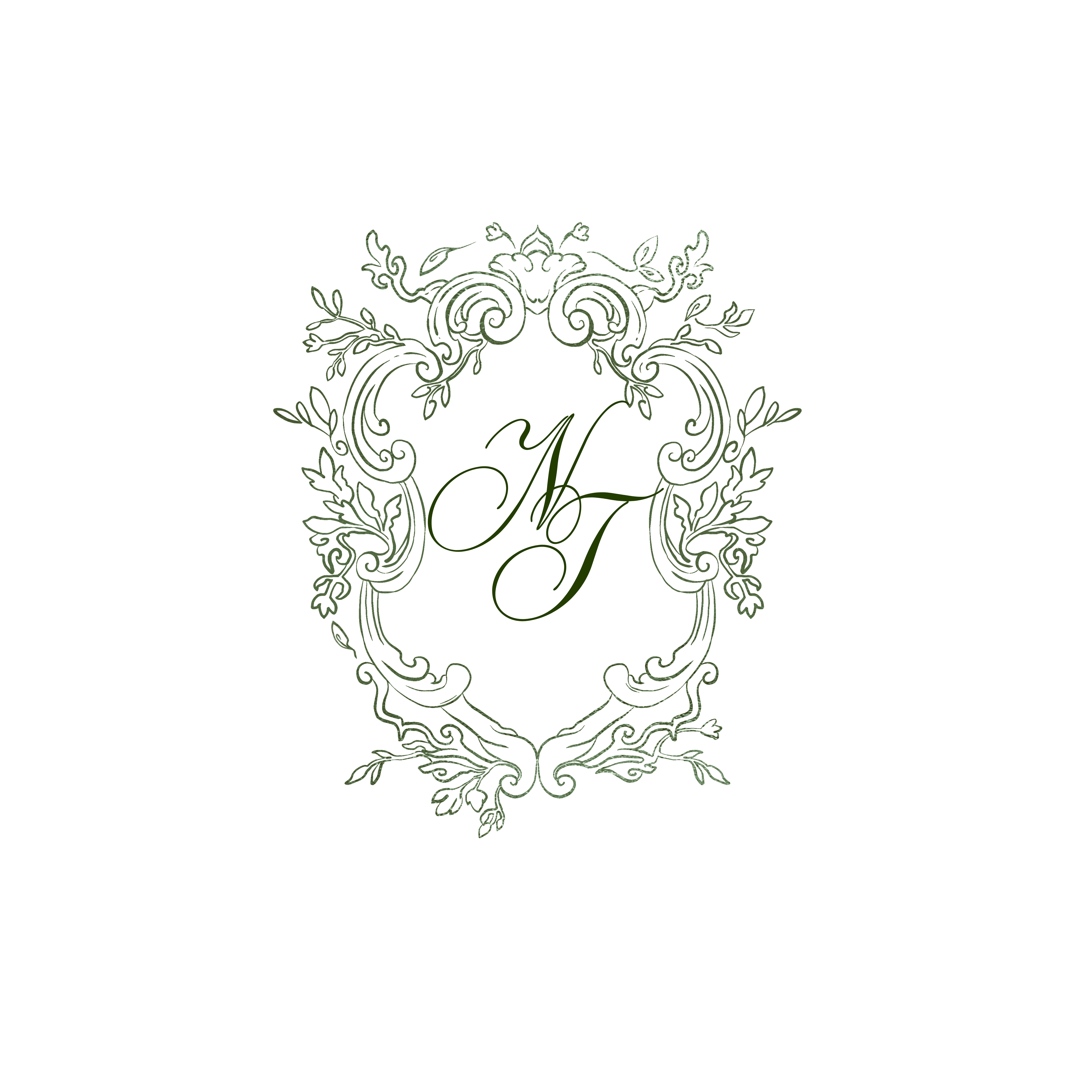 Wedding logo nhà gái